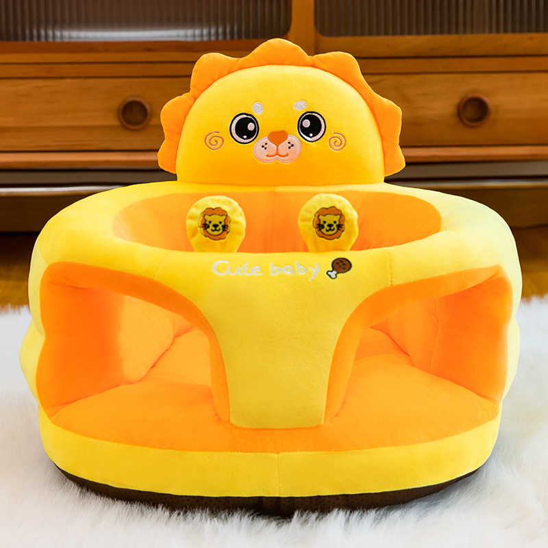Asiento de estudio anti-rollback para bebés sin lesiones de columna vertebral para bebés pequeños sofá juguetes de peluche de dibujos animados muñeca asiento de muñeca lote
