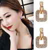 Fashion Jewelry Earrings Cute Dangle Gold Color Floral Flowe