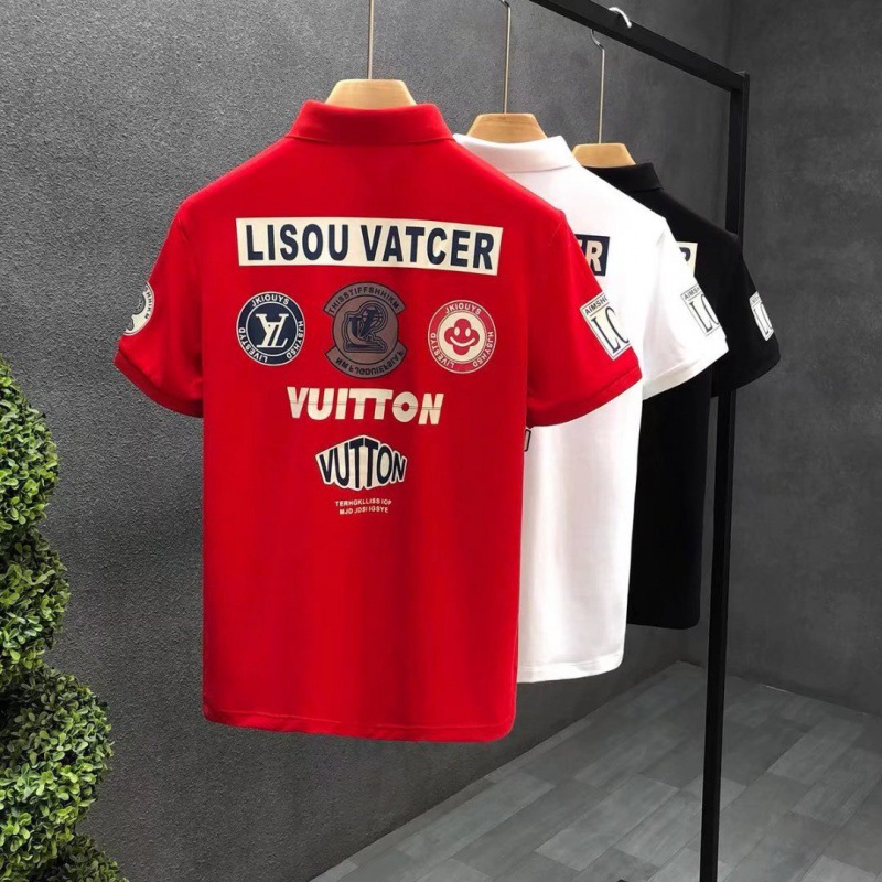 Artístico de los hombres de estilo japonés moda juvenil nueva moda ins manga corta de moda estándar polo verano temperamento