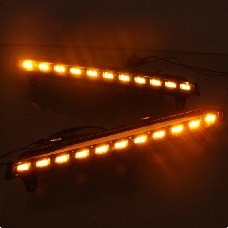 05-09 Luz de viaje diurna Q7 baja versión 15 - 17 años Q7 LED flujo de dirección luz de viaje diurna transformación
