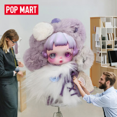 POPMART泡泡玛特拉布布SKULLPANDA不眠剧场三代搪胶毛绒挂件盲盒