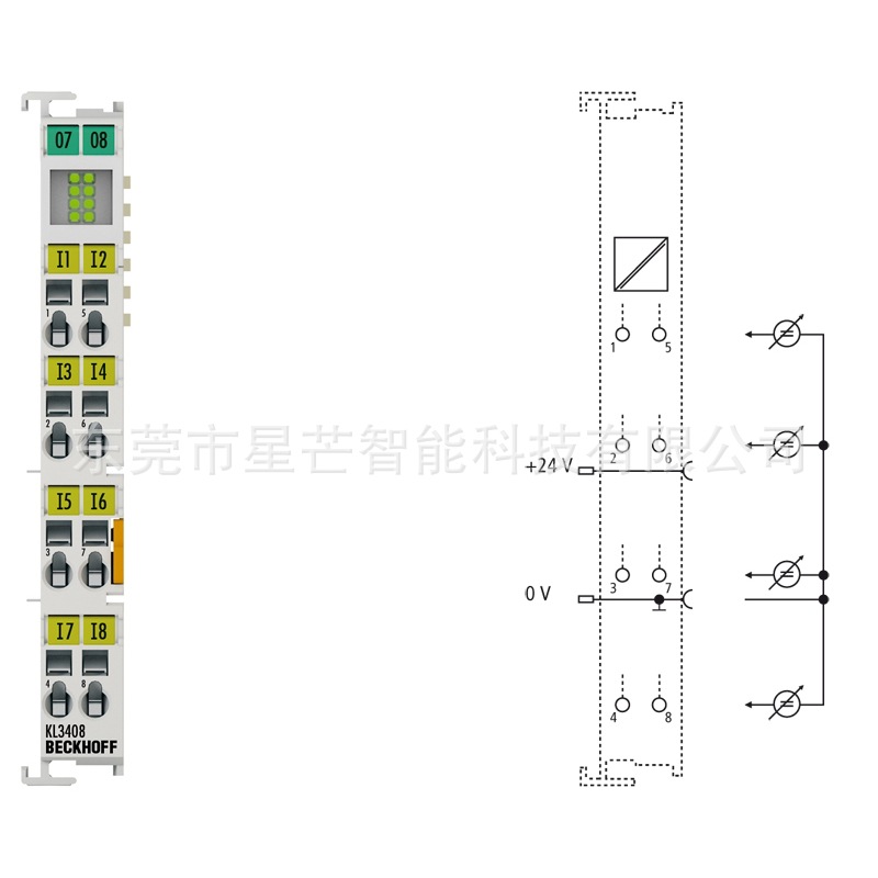倍福KL3408总线端子模块德国BECKHOFF模块KL3408全新原装现货议价