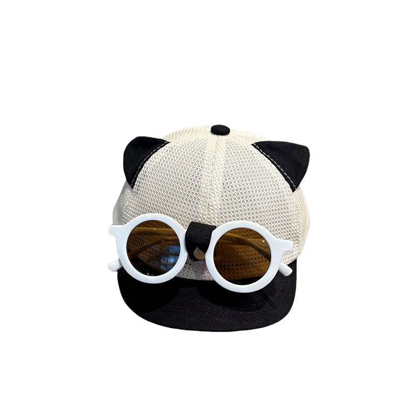 Gafas de sol para bebés, gorras de verano, gorras cortas para bebés, gorras para el sol al aire libre, gorras de béisbol para niños y niñas