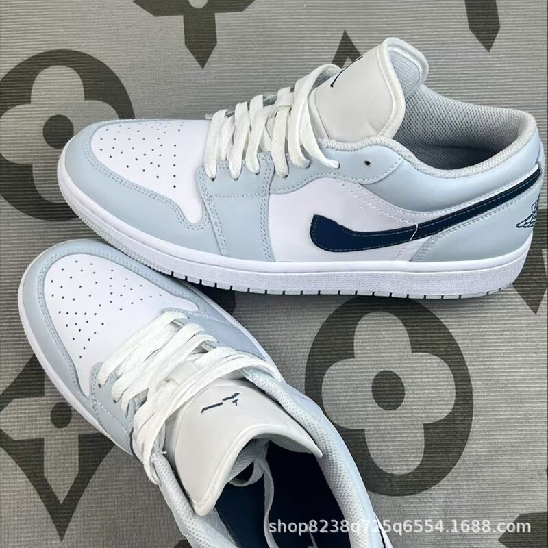 Putian Pure Original High-Quality Aj Fleet Blue Spring and Summer New Men's and Women's Shoes Campus Trendy Low-Top Casual Sneakers Putian Pure Original High-Quality Aj Fleet Blue Spring and Summer New Men's and Women's Shoes Campus Trendy Low-Top Casual Sneakers