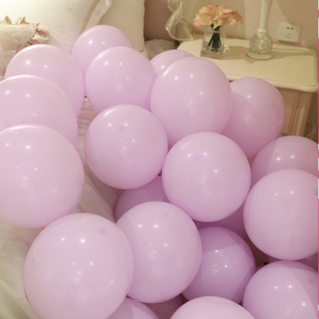 Fábrica al por mayor 1,5g globo de macaron engrosada de 10 pulgadas globo de látex barra KTV globo de boda