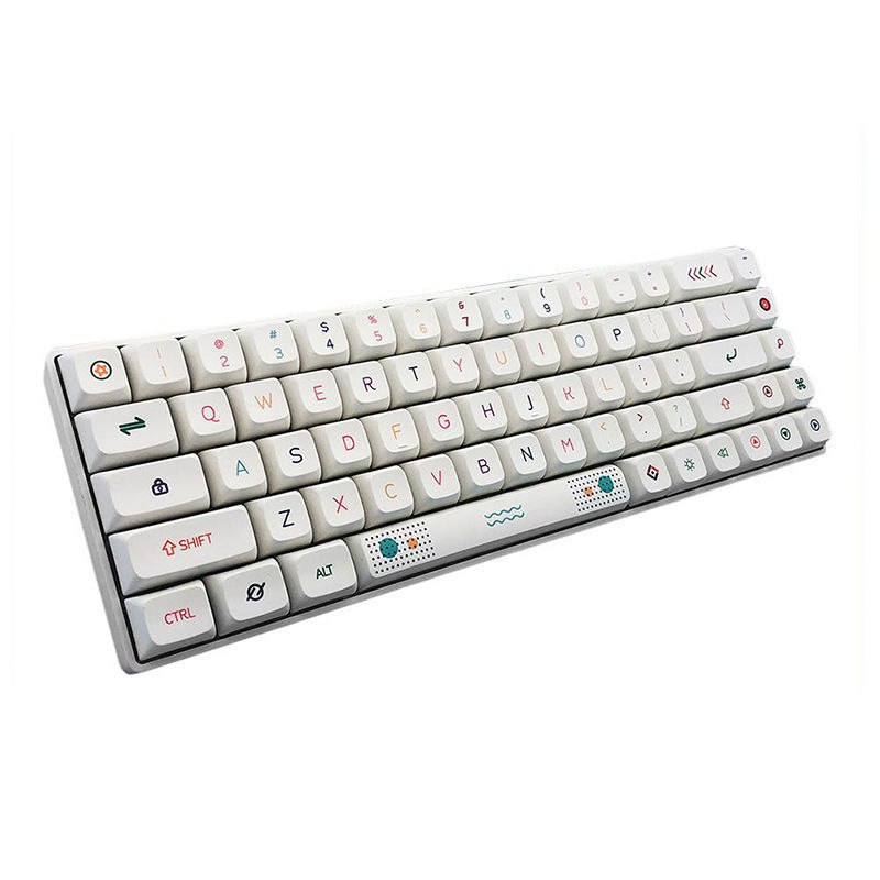 工場直販 127 キーネオンキーキャップ XDA 高さゲームメカニカルキーボードキーキャップロシア語韓国語表音|undefined