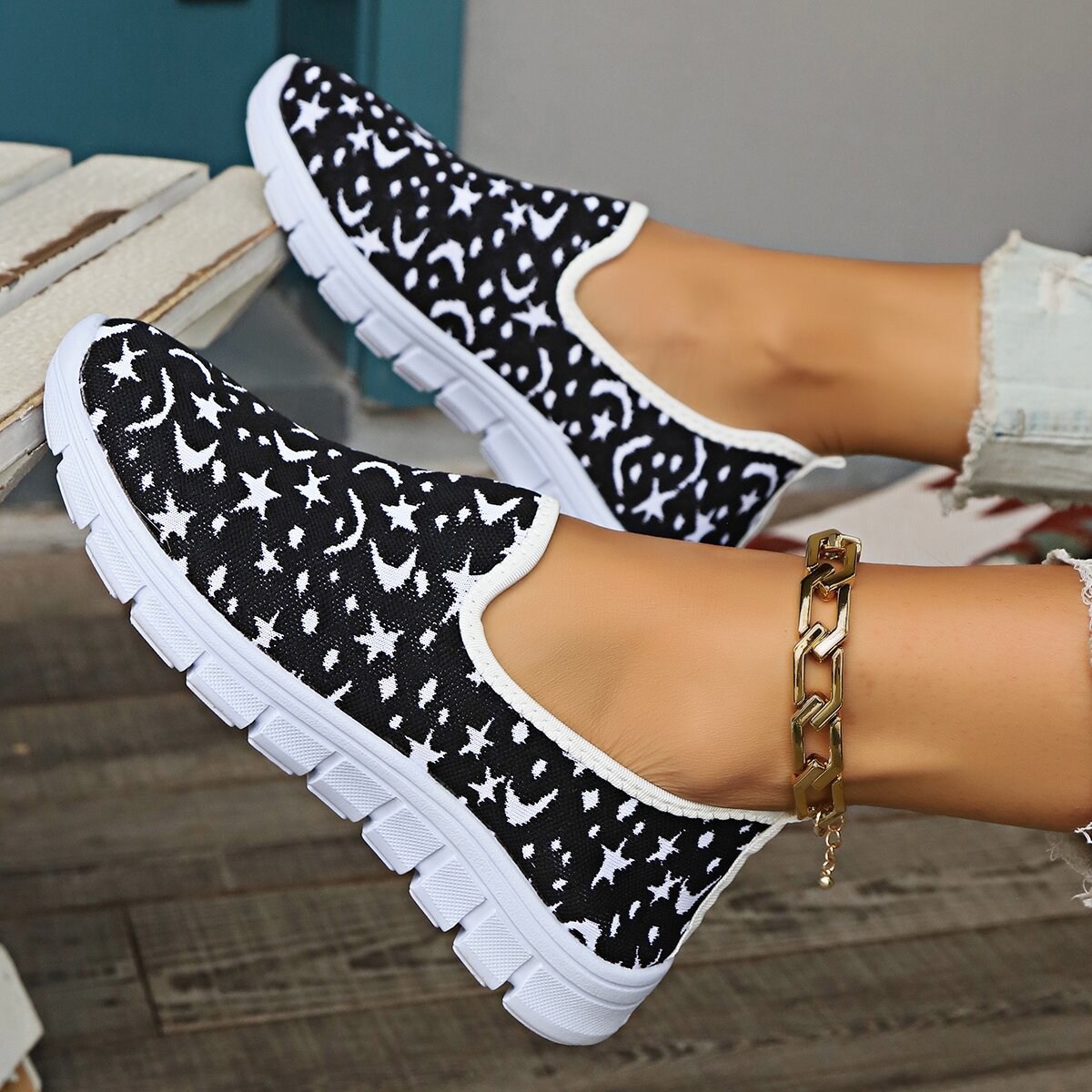 Damen Sneaker Aus Atmungsaktivem Mesh Für Den Freizeitbereich_voghion.com