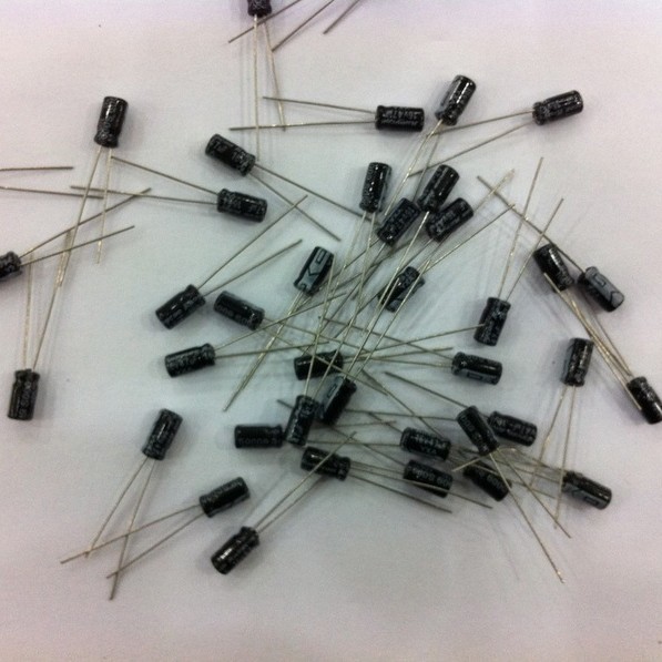 50v0.47uf 铝电解电容50v0.47uf  4x7 无极电容 汽车电容 价优