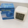 Cross -border alarm students dedicated alarm clock students with voice clock colorful light light electronic alarm clock quiet alarm clock