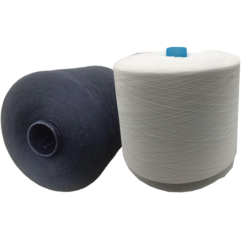 공장 직접 흑백 602 폴리에스터 면 셔츠 봉제 의류 자동차 스티치 자수 바닥 라인 퀼팅 스티치