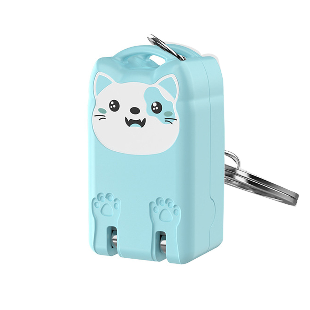 Spot portátil con cortador de uñas portátil de acero inoxidable, cortador de uñas plegable de deformación giratoria