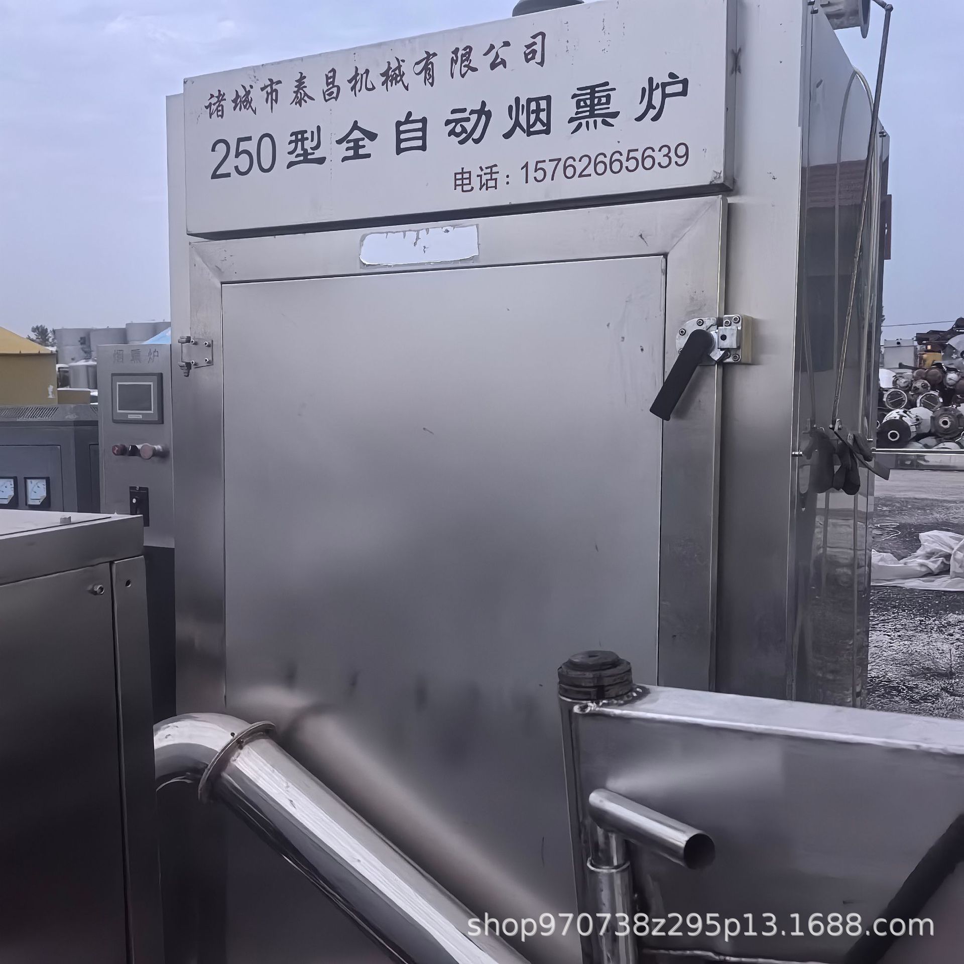 二手熏蒸炉熟食烘烤烟熏上色 红肠腊肠熏烤设备