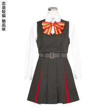 四月新番恋语轻唱cosplay朝凪依 动漫制服百合连衣裙新品服装套装