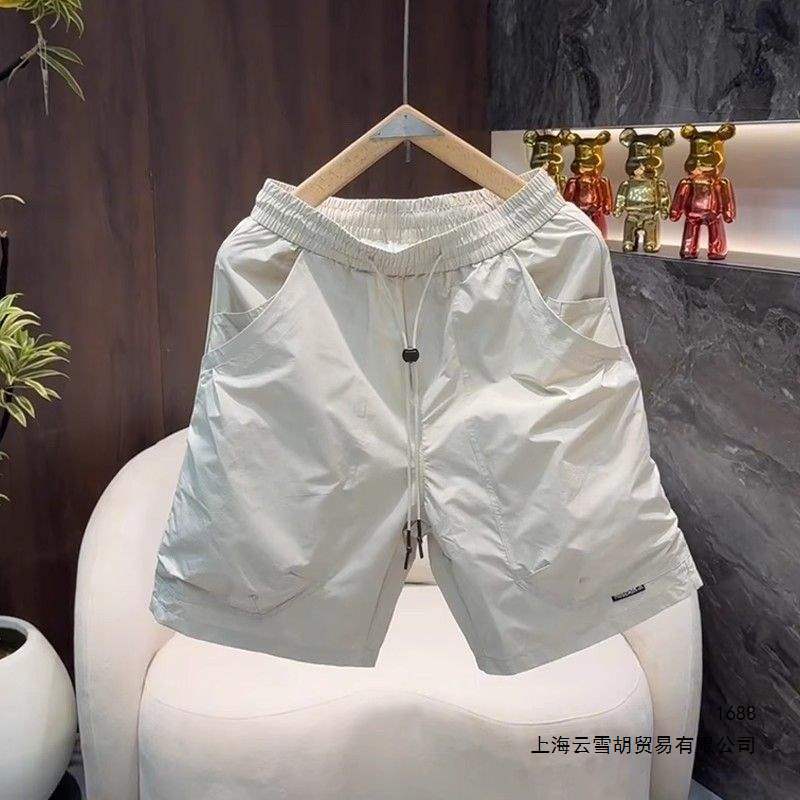 Summer Thin Pants Trendy Workwear Shorts for Men, Loose and Stylish Straight-Leg Casual Beach Shorts for Men Summer Thin Pants Trendy Workwear Shorts for Men, Loose and Stylish Straight-Leg Casual Beach Shorts for Men