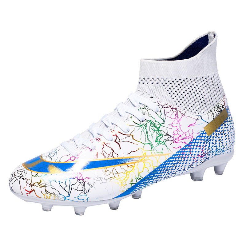 Binbinniao zapatos de fútbol transfronterizos de uñas rotas largas para hombres y mujeres Zapatos altos al aire libre cómodos transpirables antideslizantes zapatos de entrenamiento de moda