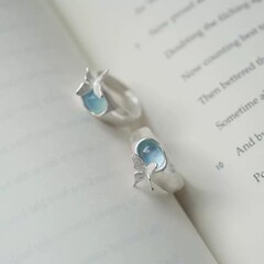 海藍宝の指輪をはめ込むことができます。