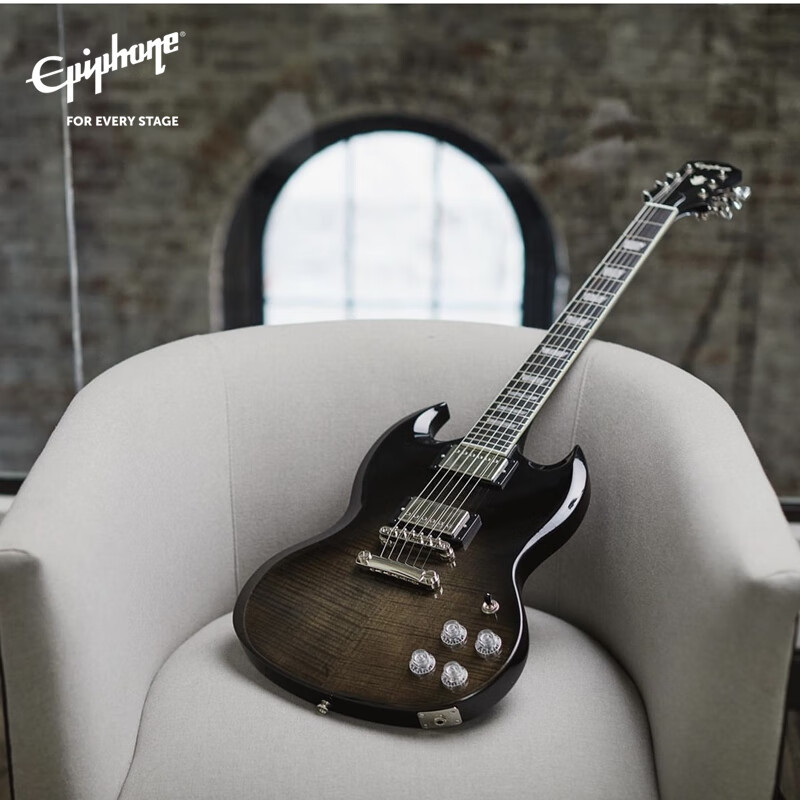 Epiphone electric guitar SG Modern Figured TBF transparent tiger black modern black modern model 2