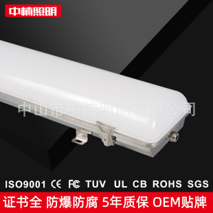 304 Stainless Steel Shell Dustproof Thickeneded Led High Brightness High Lumen 54W60W High and Low Temperature Anti-Freeze Patch Three-Proof Lamp