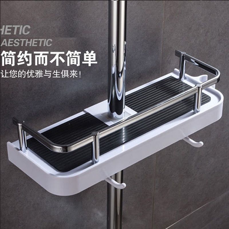 Showerhead Perforated Storage Rack for Bathroom, Shower Room Hanging Rack, Shower Basket, Storage Shelf, Bathroom Tray, Household Use