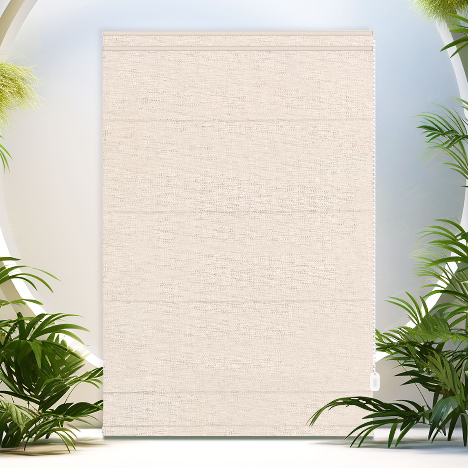 Roman Blinds Blackout 2025 New Style Living Room Dining Room Study Balcony Tea Room Drawstring Roman Blinds