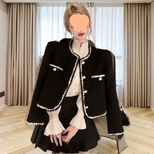 2024【小香风外套】秋冬小个子时尚显瘦超绝小众修身韩版短款外套