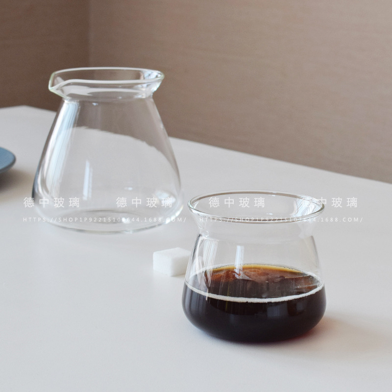 Simple High Temperature Resistant Glass Sensory Cup Hand Flushed Tasting Cup Fair Cup Fragrant Cup Coffee Sharing Pot Coffee Cup
