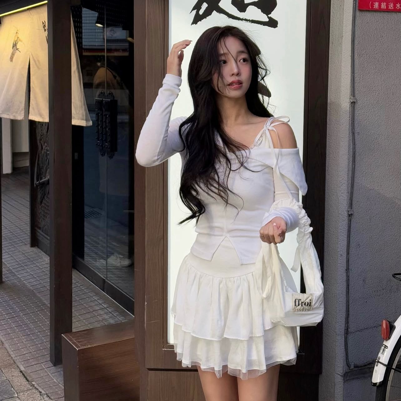 NOT YOUR ROSE Mesh Multi-Layer Cake Pleated Skirt Skirt South Korea Niche Design Ballet Style Skirt