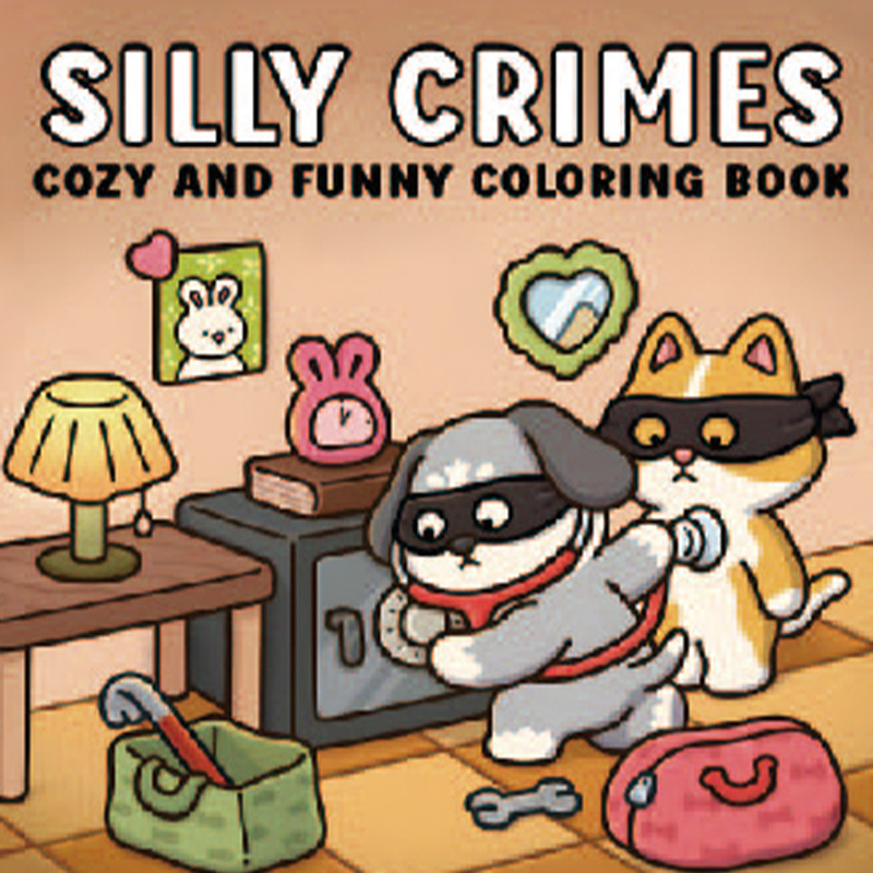 亚马逊热销Coloring Book涂色本填色本小角落怪兽系列儿童绘画本|undefined