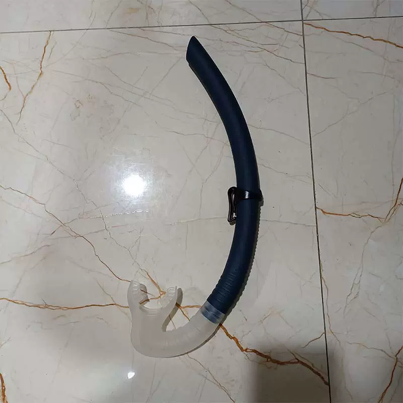 成人男女通用全干式半干式湿式自由潜硅胶呼吸管浮潜三宝潜水装备