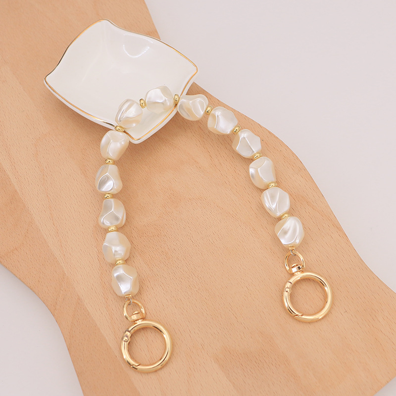 Baroque Style Style Artificial Pearl Solid Color Bag Charms