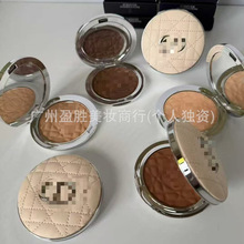跨境新品推荐 2025迪家D 新品恒久皮革蜜粉饼6g  6色可选