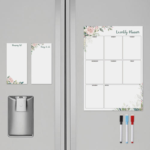 Amazon's best-selling family planner, magnetic calendar refrigerator magnet, daily, weekly and monthly erasable message board