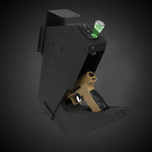 Two-in-one fingerprint password pistol safe box cross-border one-piece delivery European and American wall-mounted pistol safety box