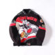 Spring and Autumn European and American Men's and Women's Fashionable Stars Same Style Jacket Motorcycle Jacket Heavy Industry Embroidered Couple's Collar Baseball Suit