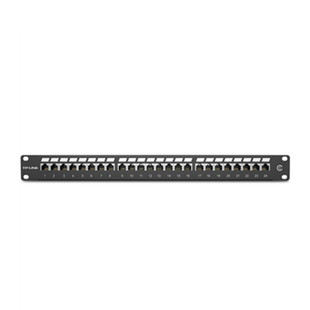 TP-LINK 24-port six-type shielding distribution frame copper gold-plated steel shell 19-inch rack cabinet network integration
