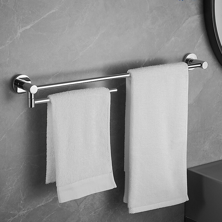All-copper movable towel rack non-perforated rotating towel bar single pole toilet bathroom toilet towel rack hanging rack All-copper movable towel rack non-perforated rotating towel bar single pole toilet bathroom toilet towel rack hanging rack