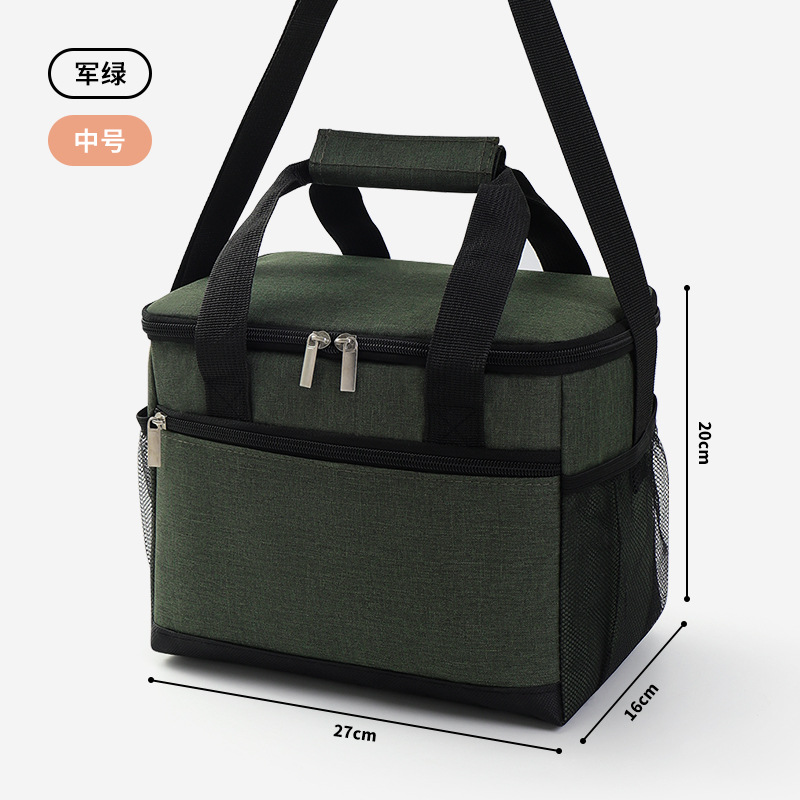 Bolsa de almuerzo transfronteriza de gran capacidad bolsa de picnic al aire libre bolsa de almuerzo de mano bolsa de aislamiento térmico bolsa de almuerzo de trabajo bolsa de almacenamiento