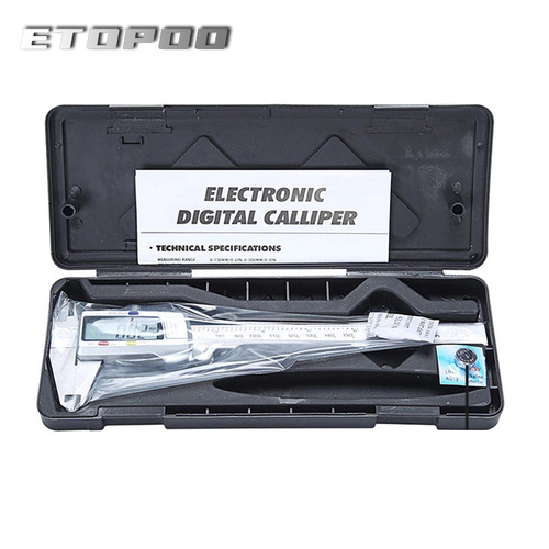ETOPOO stainless steel caliper 0-150mm electronic digital display vernier caliper 0.01mm with depth measuring rod