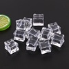 Acrylic simulation ice cubes transparent luminous ice cubes decorative bar shoot DIY accessories multi -specification spot