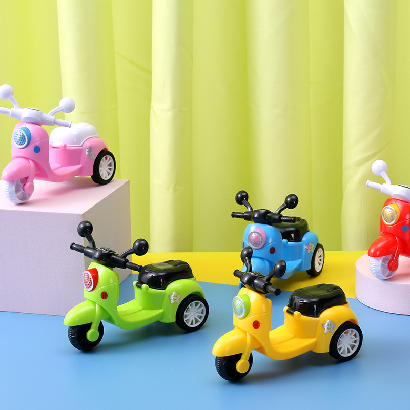 回力车小摩托儿童小玩具1-3岁玩具车小孩礼品地推开业礼品随礼回