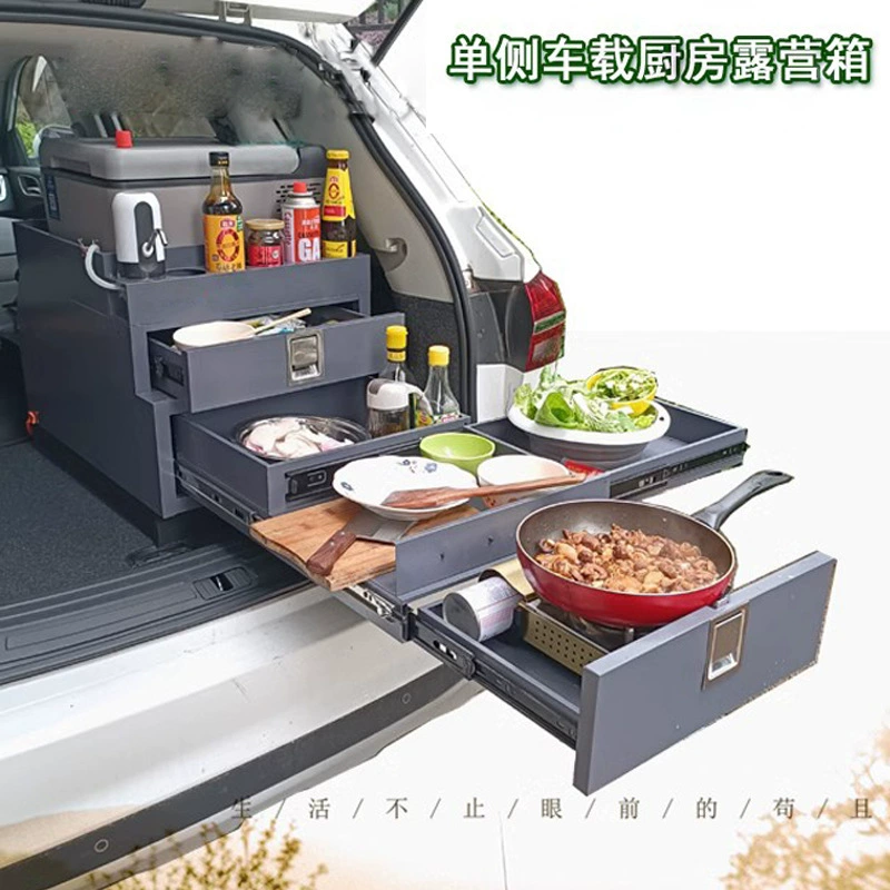 Самостоятельный дорожный Багажник-кровать, автомобиль, односторонний многослойный автомобильный кемпинговый ящик, ящик для хранения Magic Box, мобильная кухня, уличный автомобиль