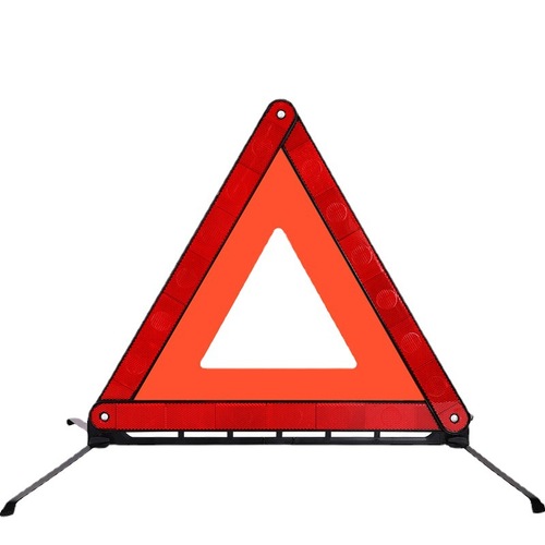 Car Emergency Tripod Manufacturer Wholesale PVC Car Folding Triangular Warning Sign Safety Parking Sign