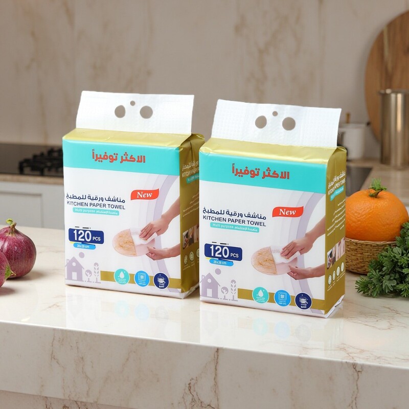 Arabic-Style Extra-Large Frosted Bubble Cleaning Cloth with Built-In Detergent, Disposable Dishwashing Towel Source