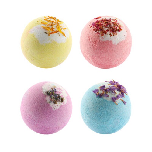 Cross-border bubble dried flower bath salt bath ball explosive salt ball bath salt ball bath salt ball bubble bomb bath ball