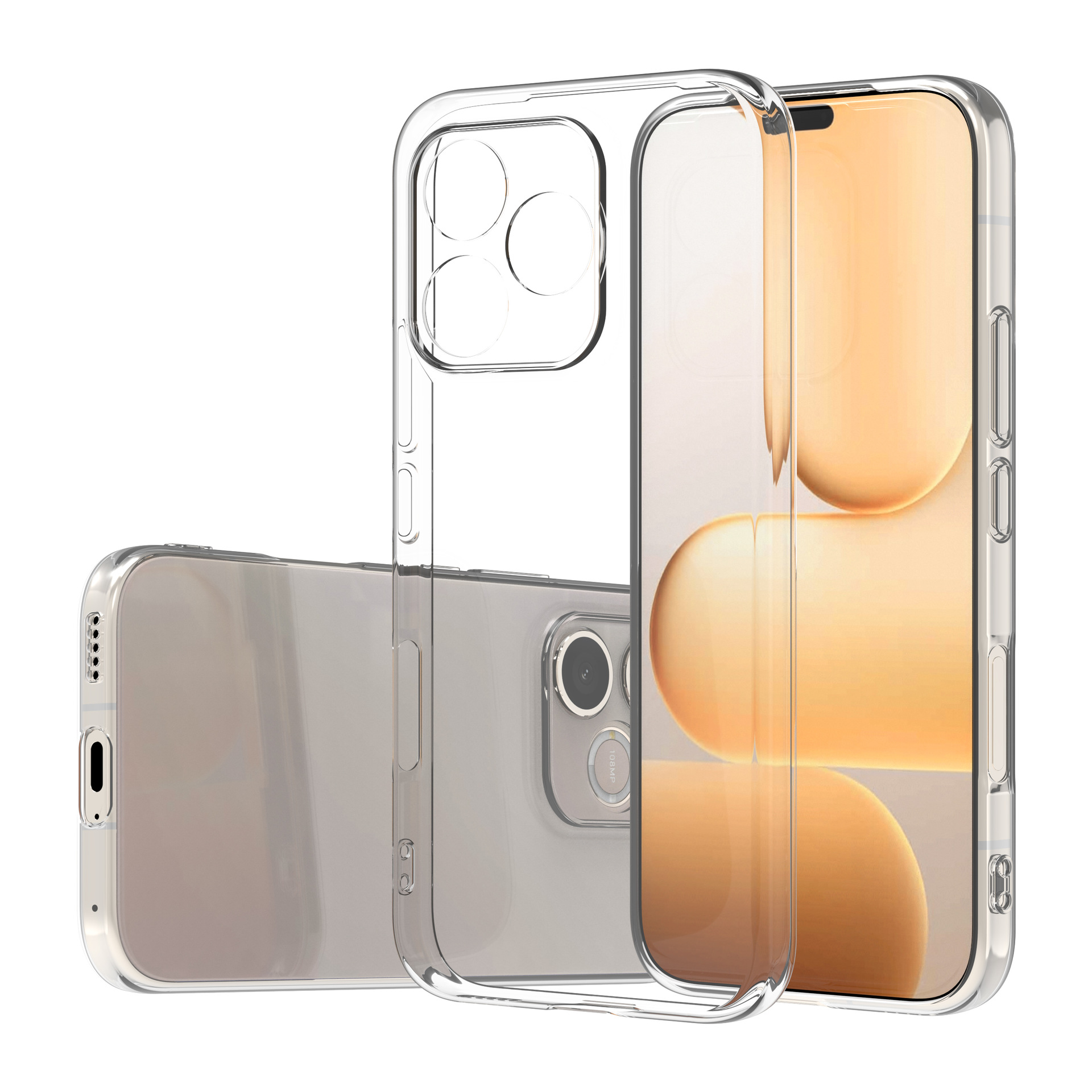 适用于Honor 600 lite手机保护套清水套荣耀600 全包镜头高透TPU