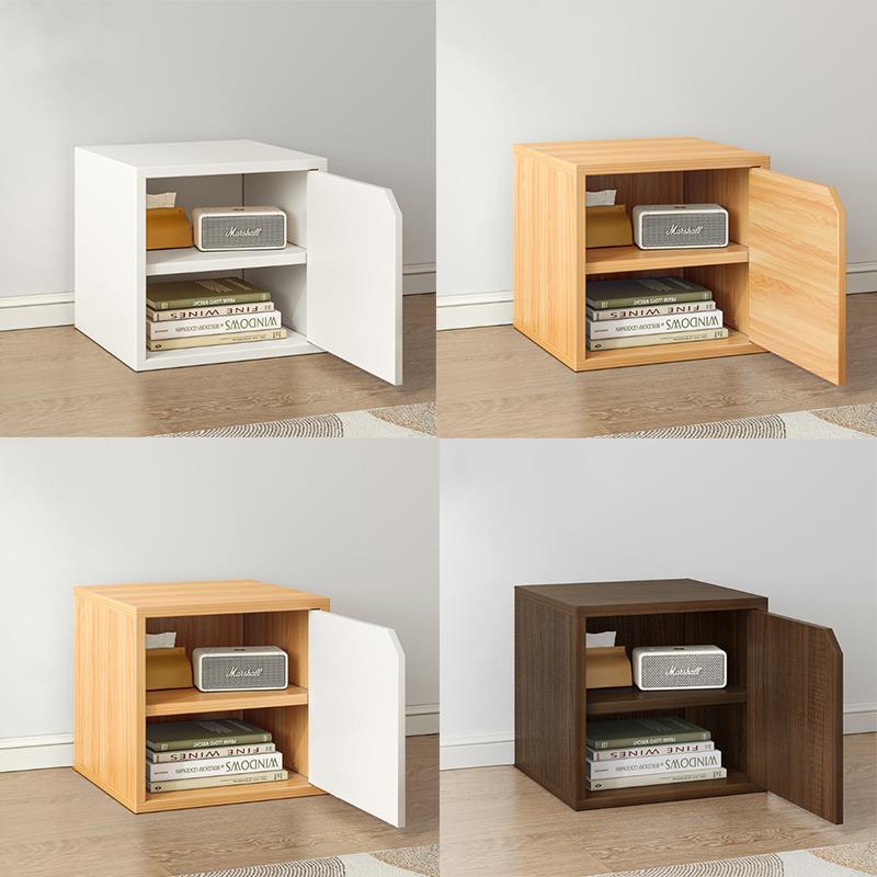 Lattice cabinet free combination small cabinet mini bay window storage small bookshelf floor single small storage cabinet with door