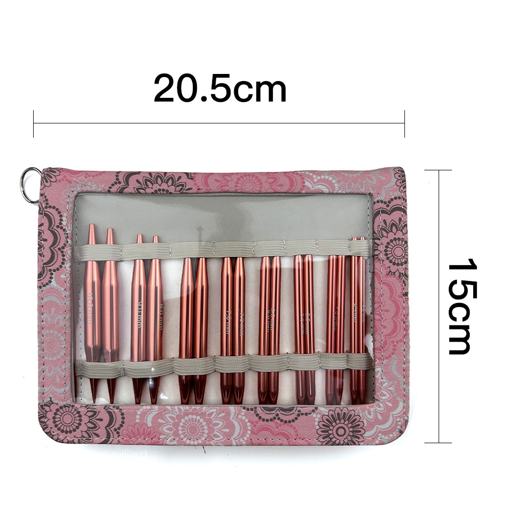 Agujas multifuncionales transfronterizas de suéter de óxido de aluminio de aluminio de oro desmontables 13 paquetes de tela