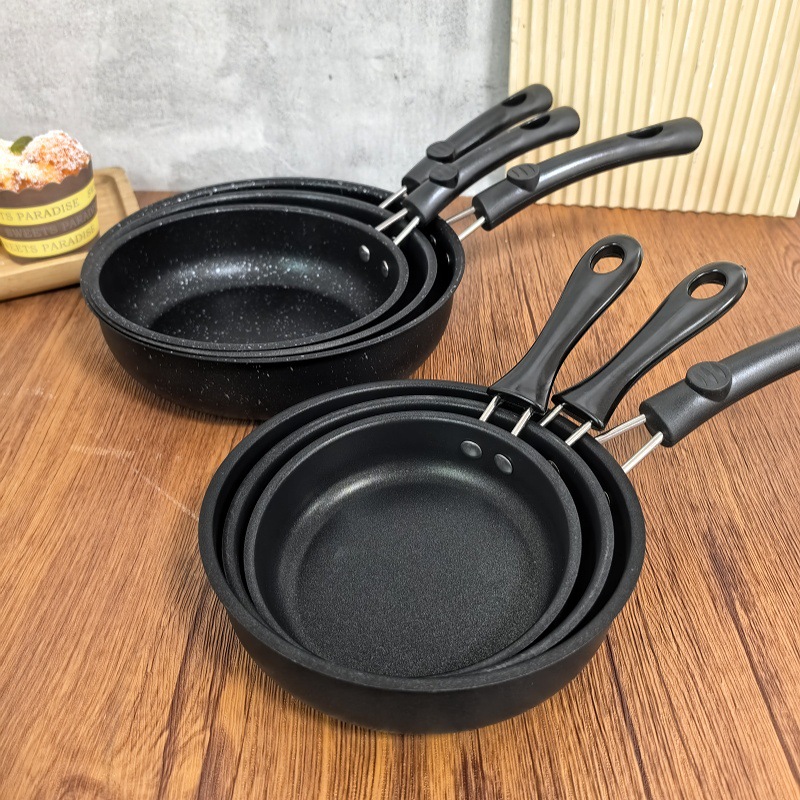 メディ칼스톤 프라이팬, 붙지 않는 프라이팬, 계란 프라이팬, 가정용 저연 스테이크 프라이팬, 붙지 않는 평면 전자레인지 팬