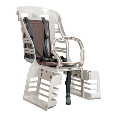 [Upgraded Model] Mountain Bike Kids Motorcycle child seat - bicycle-model-five-point-safety-belt-ceylon-ivory-white