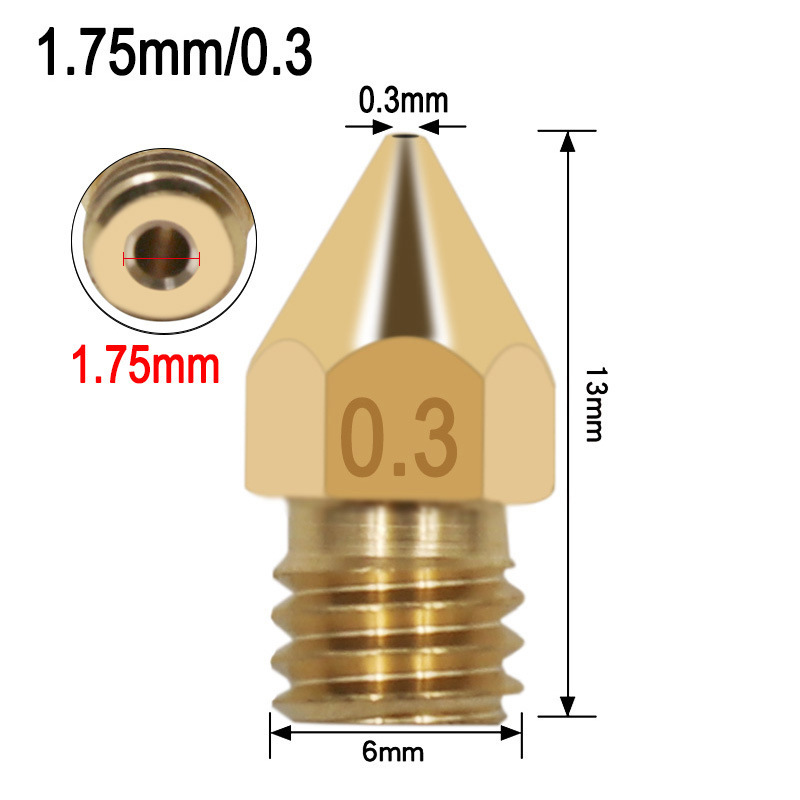 Brass 3D printer accessories, wholesale